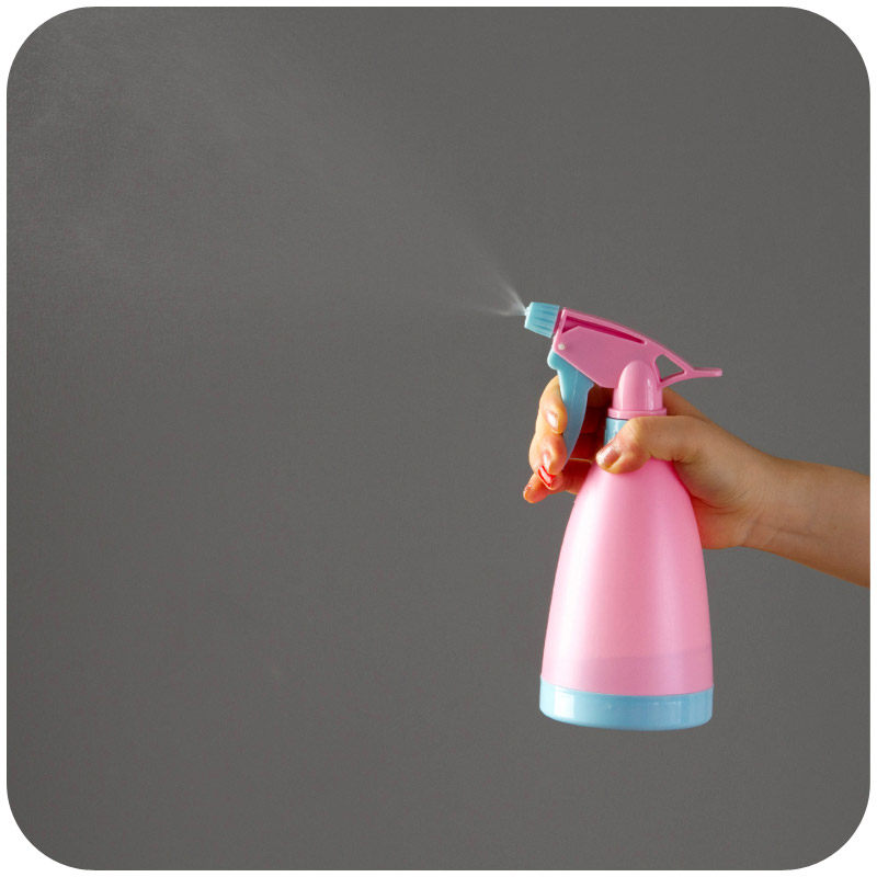 糖果色园艺浇花小喷壶多肉植物喷水水壶家用手压式洒水