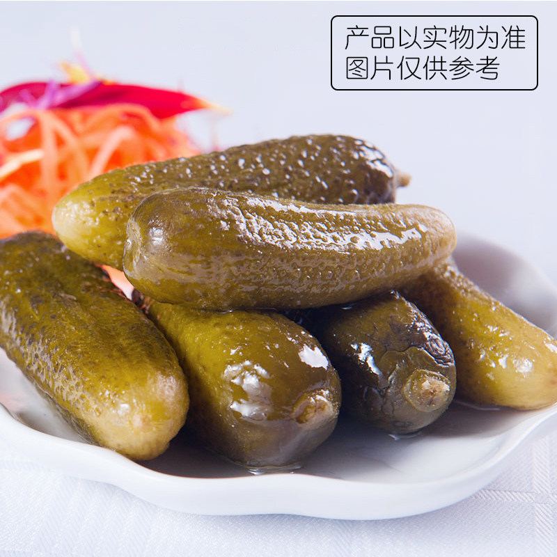 冠利鸡尾瓜仔德国进口黄瓜罐头汉堡三明治下饭腌制