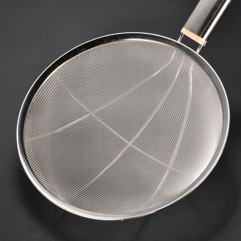 漏勺不锈钢油炸过滤网捞密漏加固长木柄笊篱捞篱漏勺