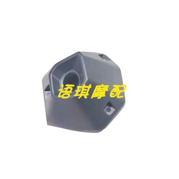 ເຫມາະສໍາລັບ Qianjiang QJ150T-23E ADV Hong 150 ການປົກຫຸ້ມຂອງທໍ່ລະບາຍອາກາດ muffler ອອກແບບປົກຫຸ້ມຂອງແຜ່ນປ້ອງກັນການ scalding