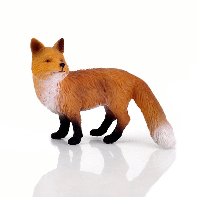 正品英国collecta你他仿真动物模型赤狐狐狸认知仿真