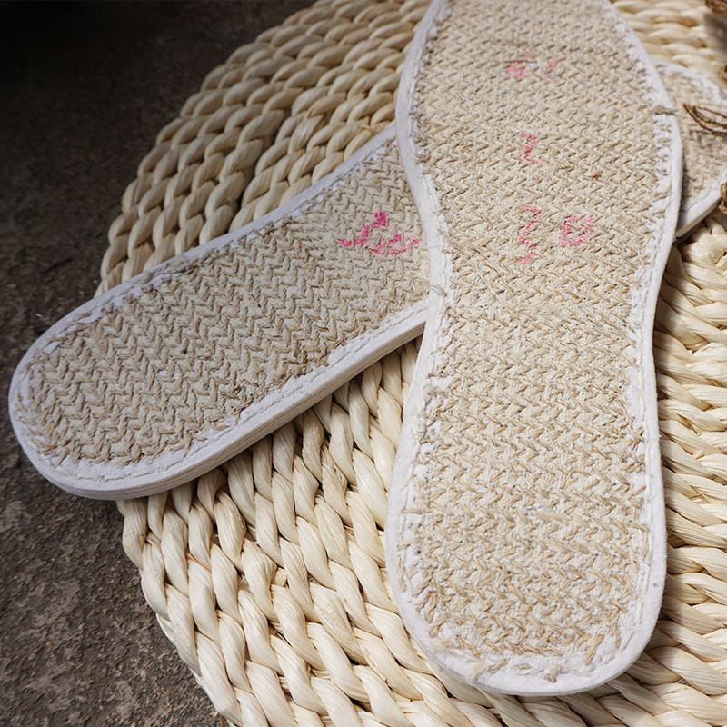 手工鞋底diy老北京千层布鞋做鞋配件纳制麻绳居家亚麻拖鞋