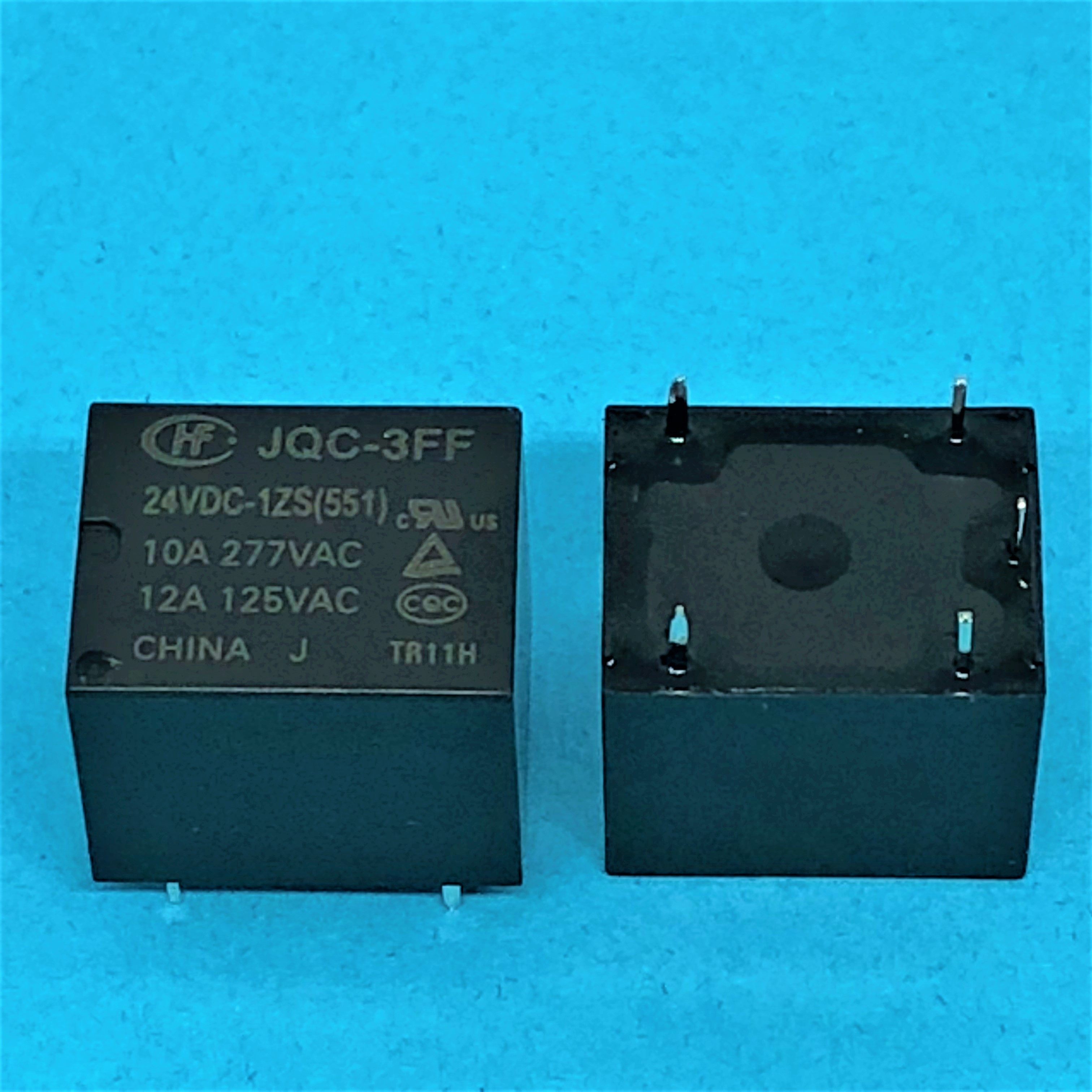宏发继电器jqc3ff24vdc1zs5脚hf3ff0241zs正品继电器
