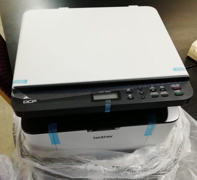 兄弟dcp-1608黑白激光打印机一体机扫描打印复印家用黑白激光多功能
