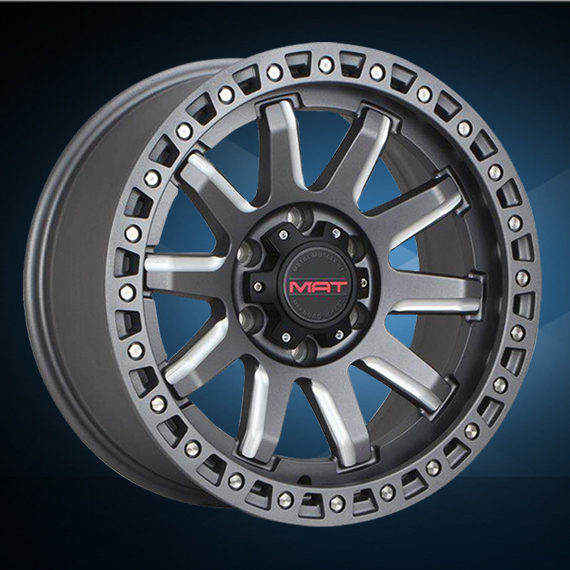 mat18寸防改装轮毂普拉多途乐猛禽哈弗h9坦途轮毂