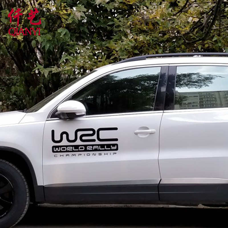 汽车车贴车门wrc贴花拉力赛车身个性贴纸划痕汽车装饰贴