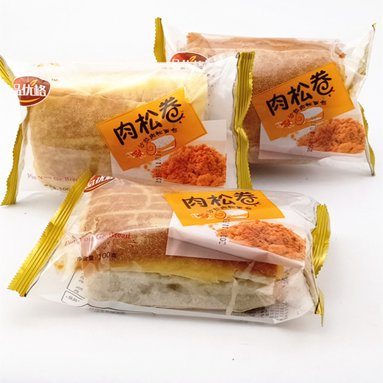 肉松优格沙拉面包早餐糕点零食袋装100克多省传统西式糕点
