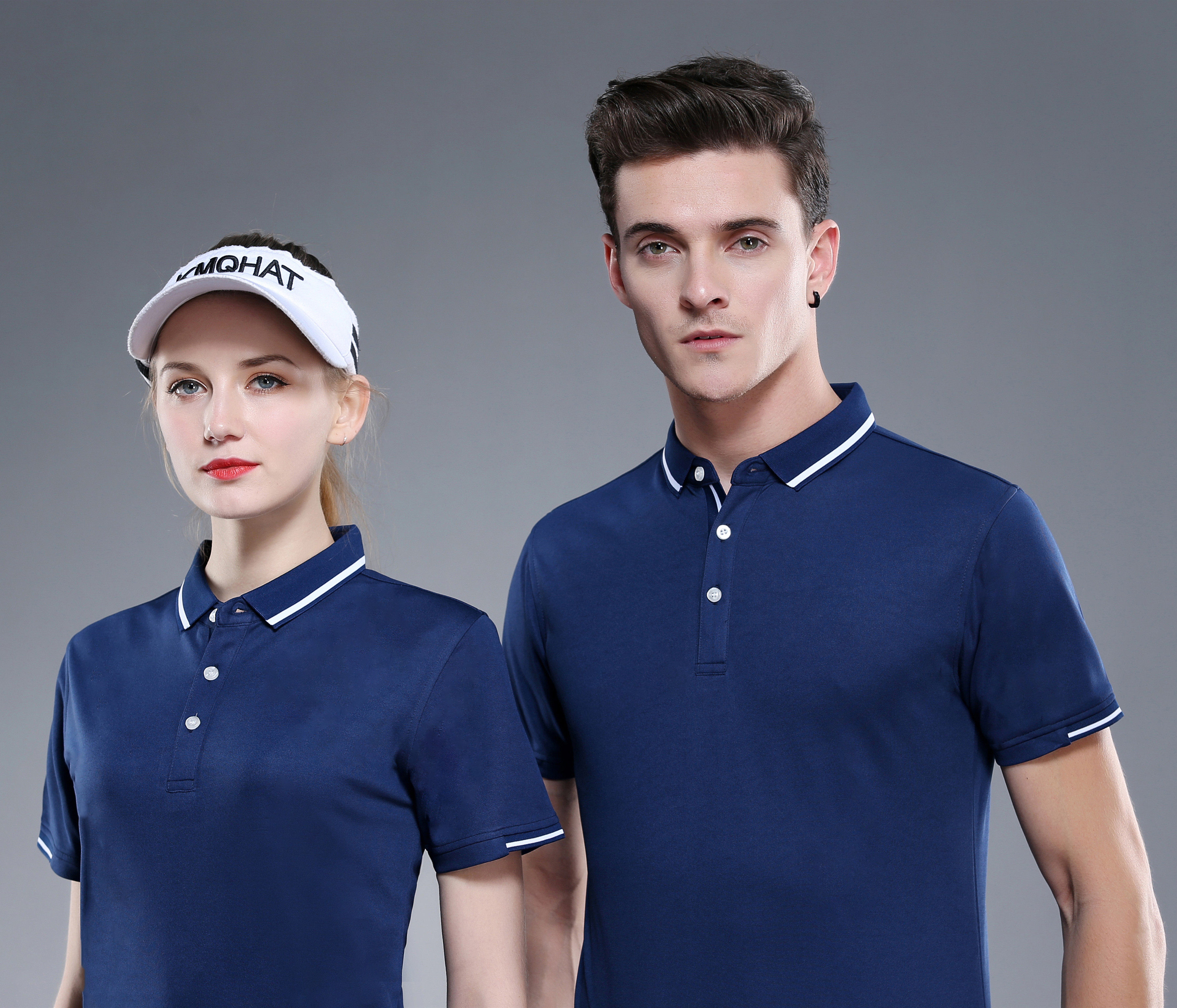 定制速干翻领运动polo衫速干透透气工作服印制运动polo衫