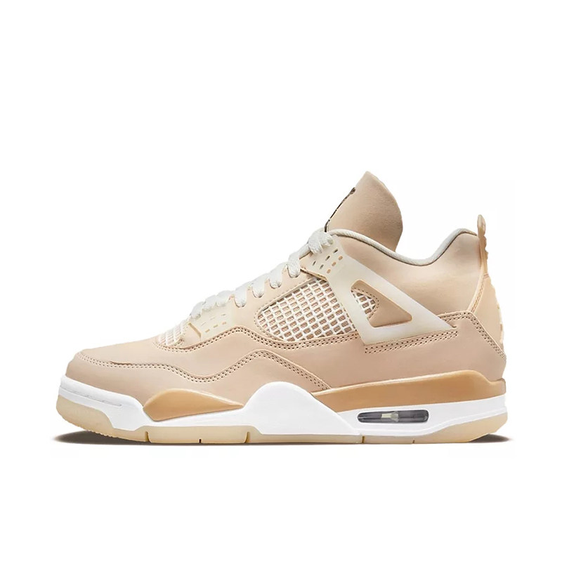 airjordanaj4藕色微光ow低帮休闲篮球球鞋篮球鞋