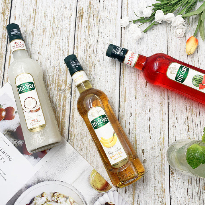 法国帝斯teisseire糖浆咖啡榛果拿铁焦糖百香果其它饮品