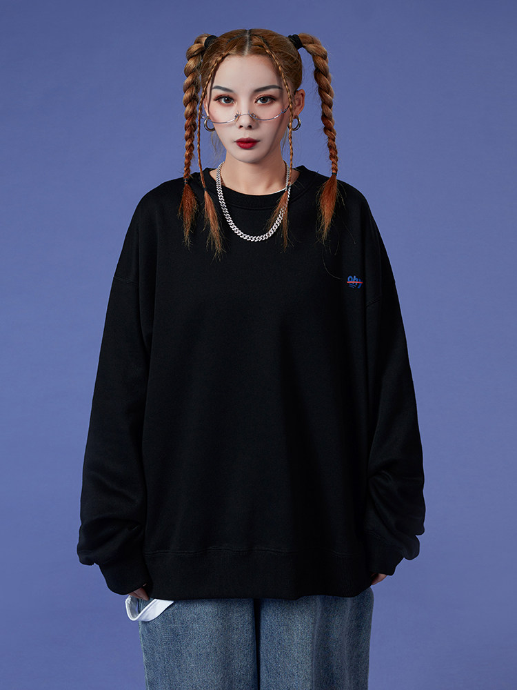 hipa单品店ins潮卫衣女宽松秋冬新款街头嘻哈卫衣