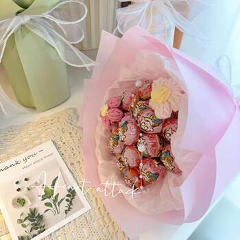 Mini lollipops, Wangwang snacks, ເຂົ້າຫນົມອົມ, bouquets ສໍາເລັດຮູບ, ຂອງທີ່ລະນຶກໃຫ້ແຟນຂອງເຈົ້າ, ວັນເກີດ, ວັນແຫ່ງຄວາມຮັກ, ຂອງຂວັນ 520