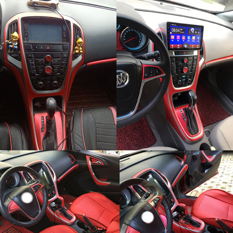 适用1014款英朗gtxt内饰改装改色中控档位改色膜