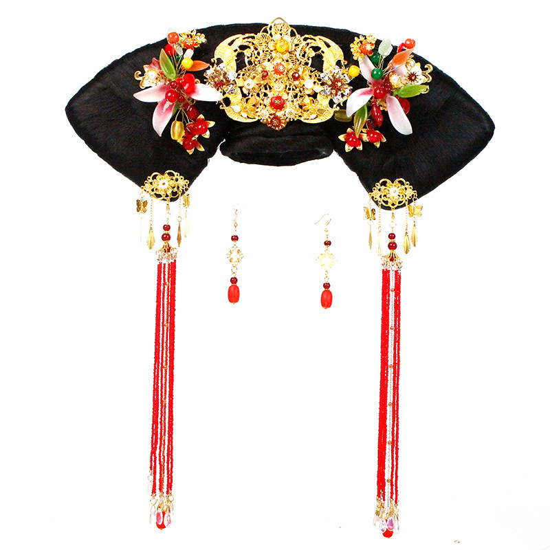 皇后旗头清朝后宫妃子格格假发延禧攻略富察其它假发