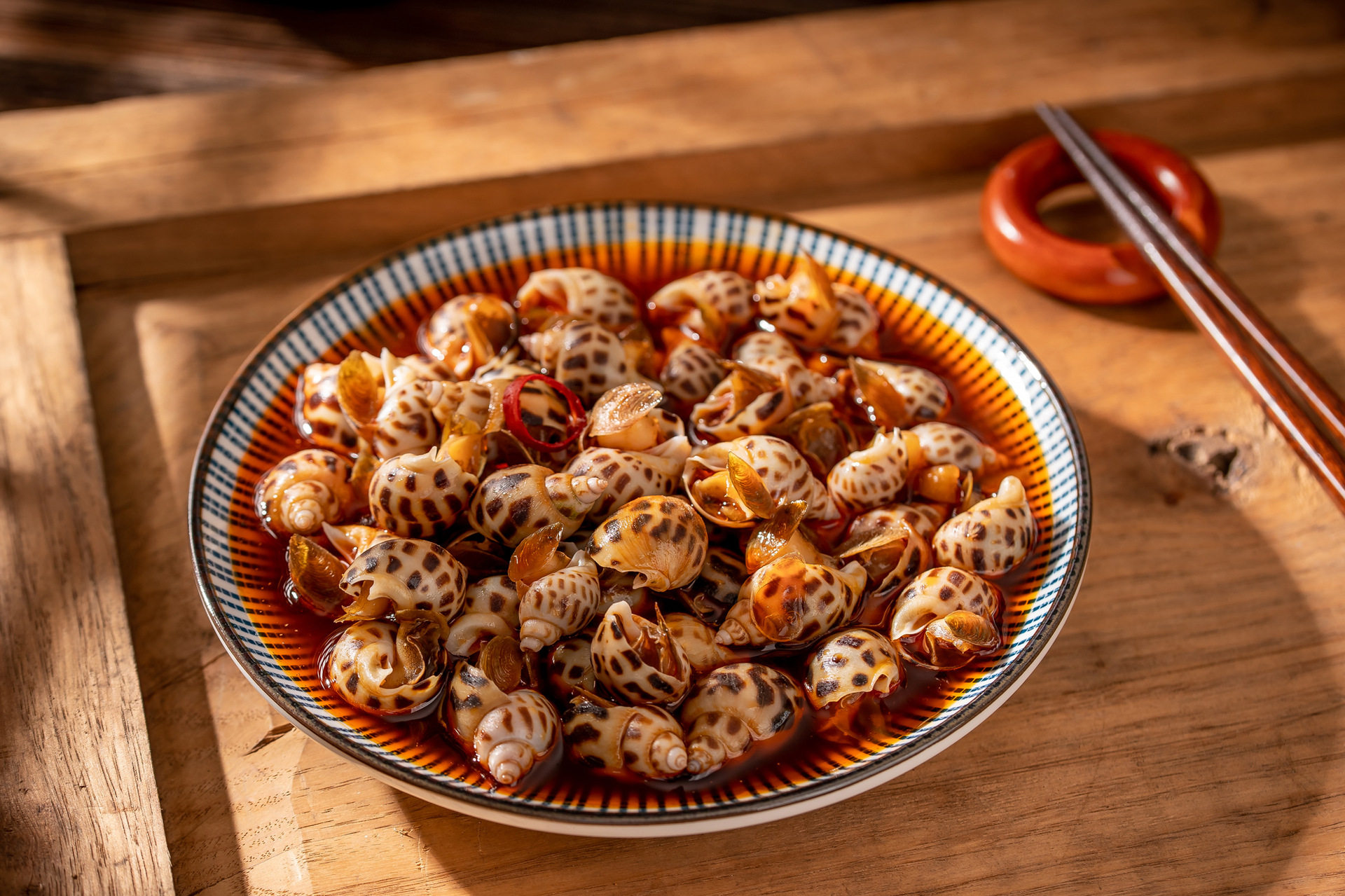 500g鲜活花螺现做(可做蒜蓉或辣蒜蓉,两种口味需备注!)