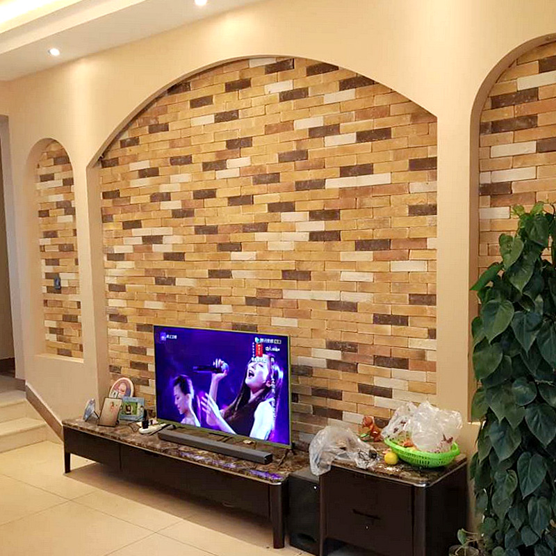 白砖白色文化砖 文化石客厅电视背景墙白瓷砖 仿古砖北欧阳台503