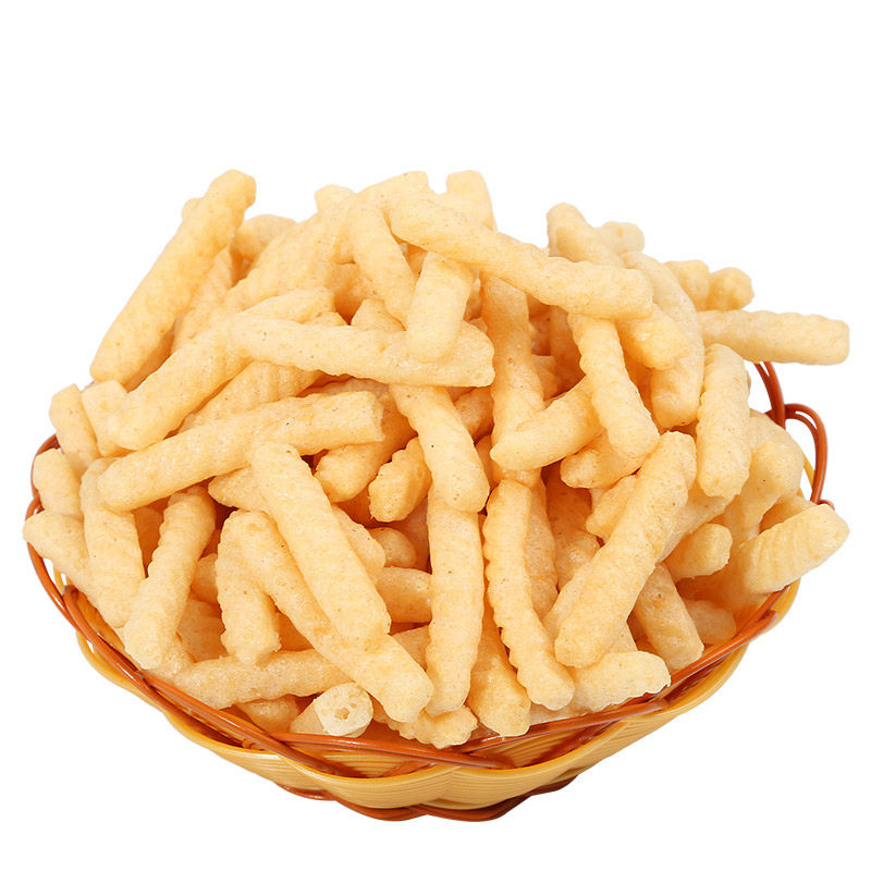 四洲原味虾条80g*4包 美味办公室小吃烧烤味膨化休闲零食非油炸