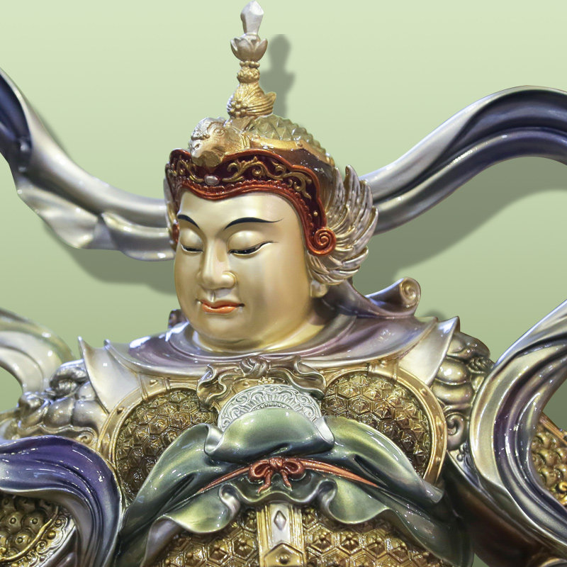 圆通佛具台湾佛像伽蓝韦陀菩萨像韦驮珈护法摆件