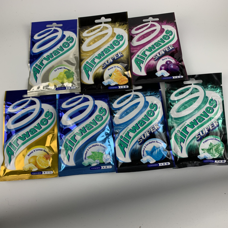 香港进口airwaves super劲浪口香糖超强薄荷爽浪无糖极酷呛凉薄荷
