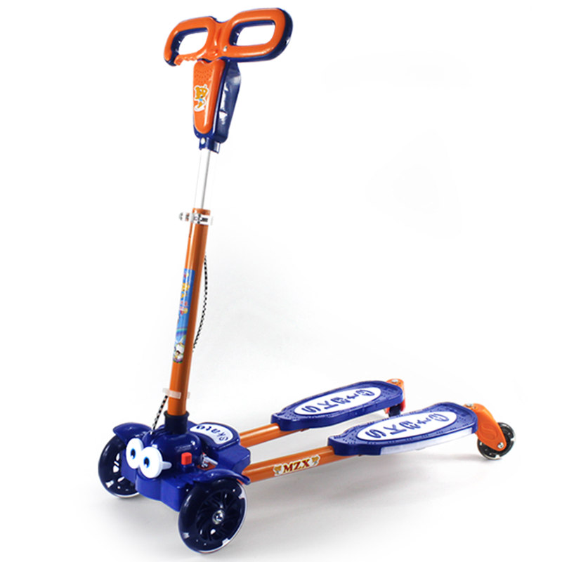 滑板车剪刀车小孩3 12岁男孩女双脚分开脚踩双踏板 儿童蛙式 - 爱购网