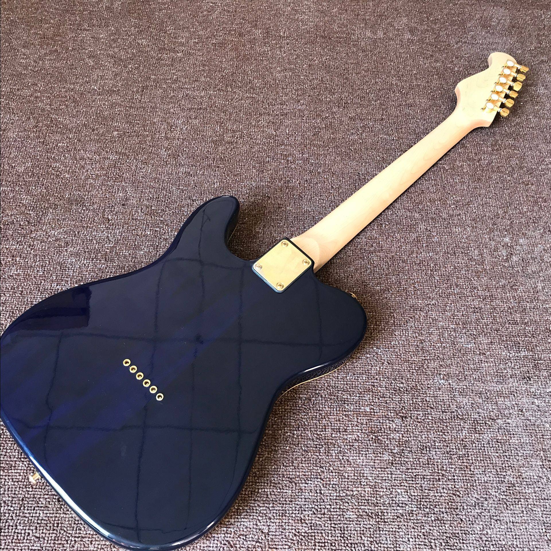 新款蓝色tele电吉他 可按照要求定制定做电吉他