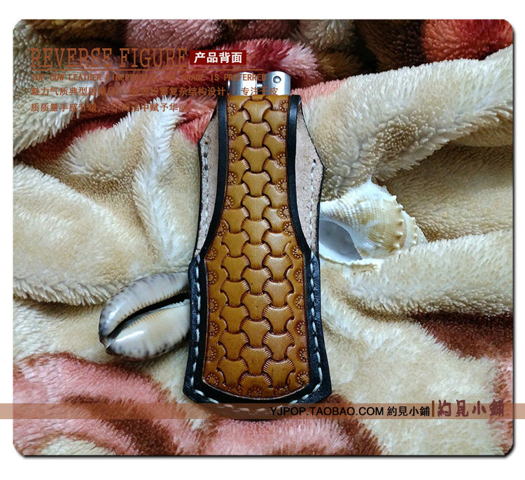 刀套折刀刀鞘皮套折叠刀包保护套牛皮手工皮雕刀鞘