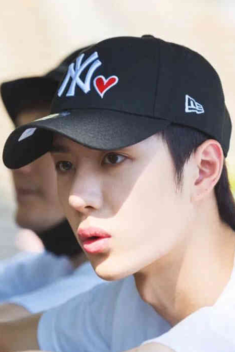 韩国爱心肖战一博王一博nynewerea刺绣新款帽子帽子