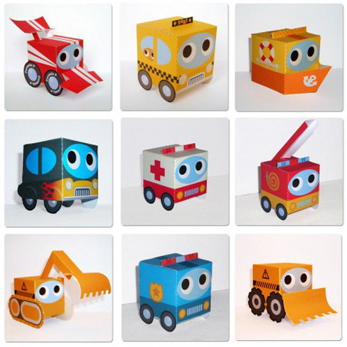 儿童手工折纸diy拼装立体3d纸质模型卡通手工折纸