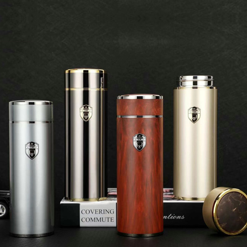 匡迪316高档商务保温杯不锈钢办公室泡茶杯男定制水杯礼盒包装