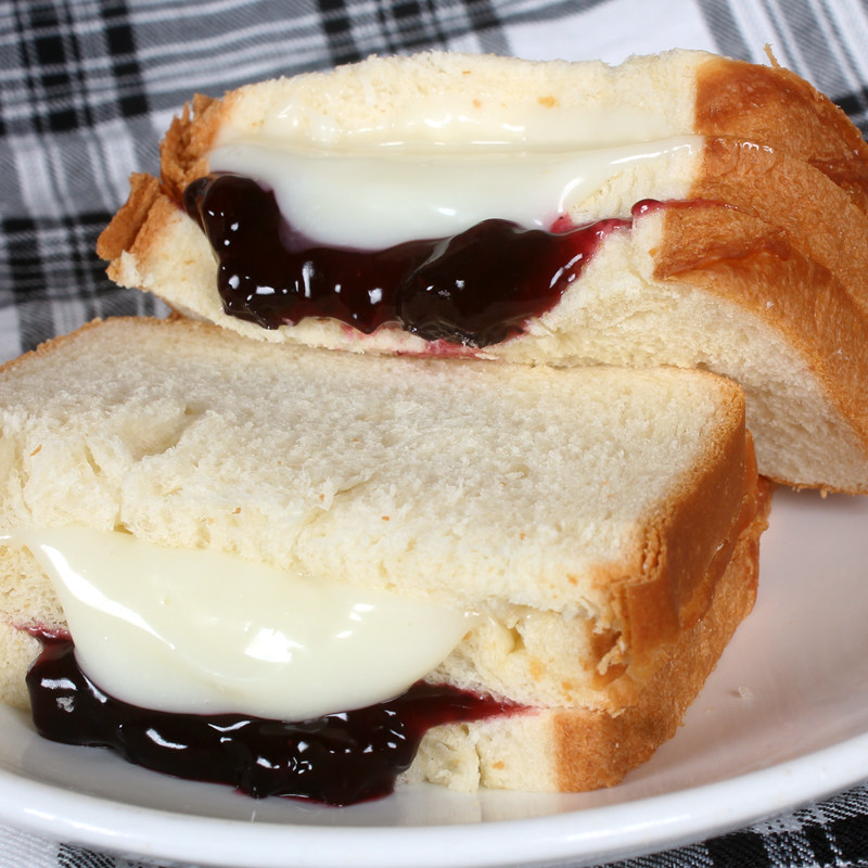 蓝莓乳酸菌味面包吐司3 2夹心代餐abd蛋糕点心早餐整箱休闲零食品