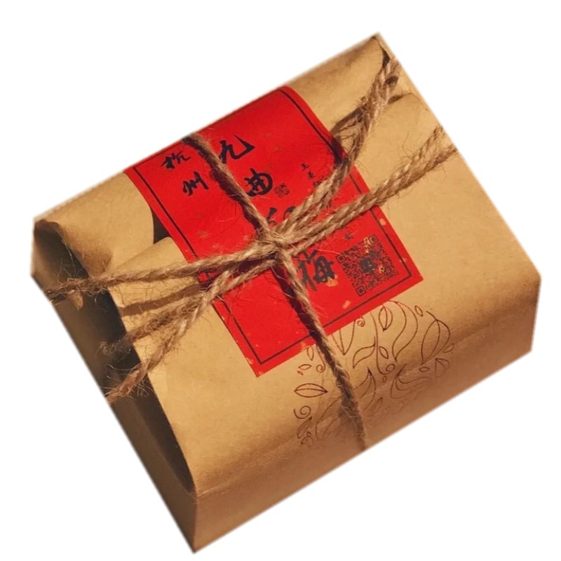 杭州茶农牛皮纸100g红梅九曲特产红茶龙井产地西湖龙井