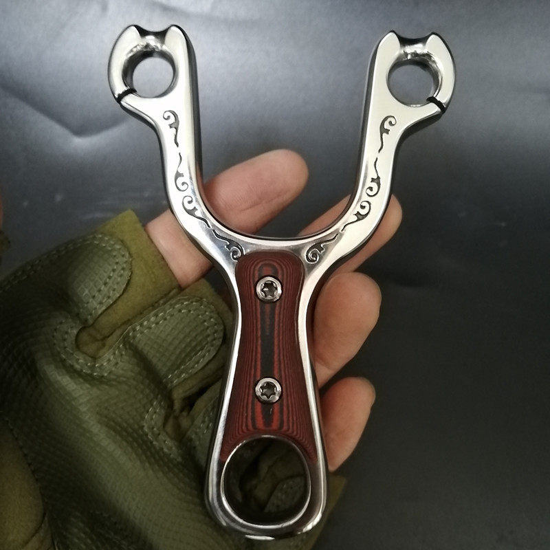 弹弓不锈钢超硬g10贴片柳浪定位传统拉力绳