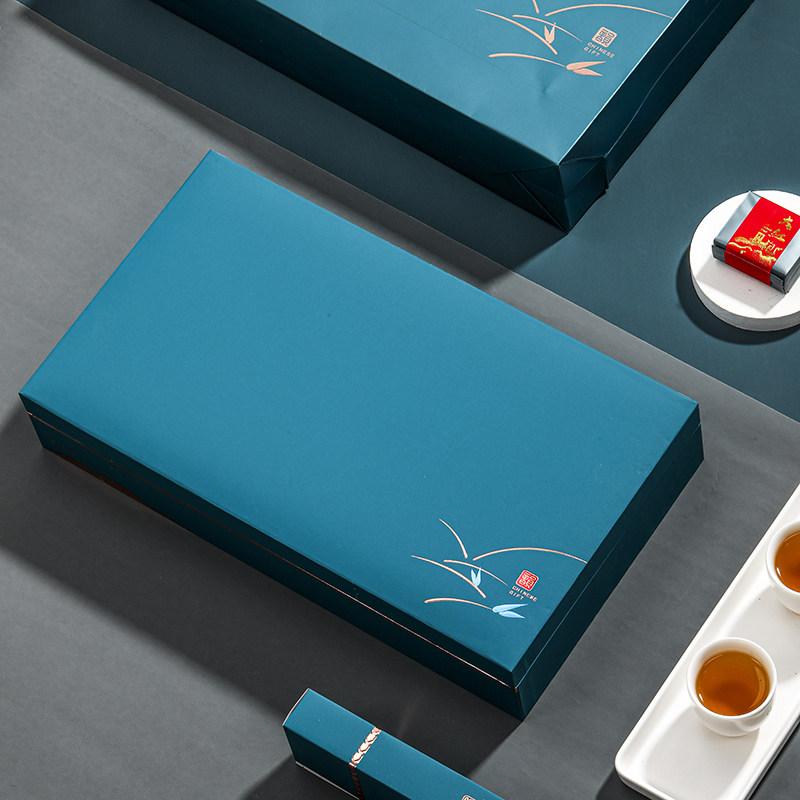 礼盒单丛茶叶包装盒高档摆泡盒岩茶大红红袍盒装茶叶罐