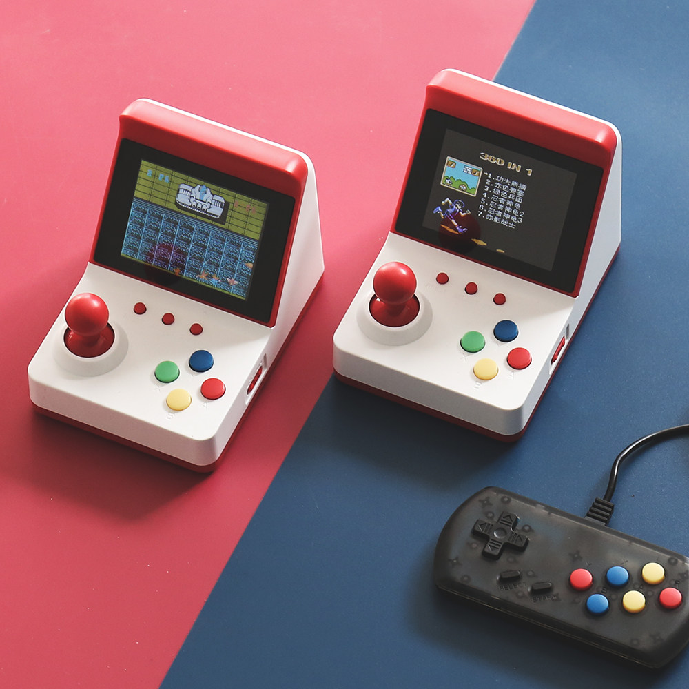 杂啊 复古迷你fc摇杆游戏机双人对打街机魂斗罗怀旧童年手柄掌机
