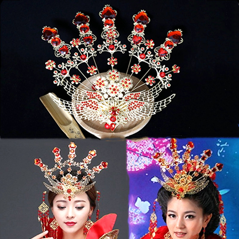 贵妃发钗头饰新娘发饰品古装头冠娘娘皇后宫廷发饰