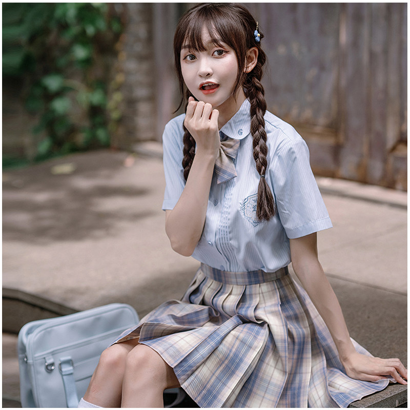 浮金三千现货掉落新款原创jk格裙正版制服jk