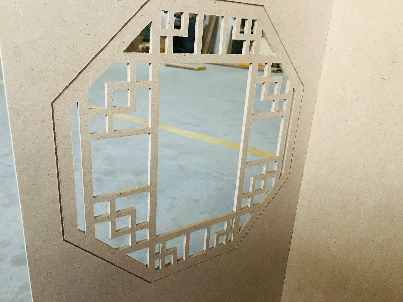 3分6分12分拼装娃屋场场景面墙有窗定制加工模型制作工具