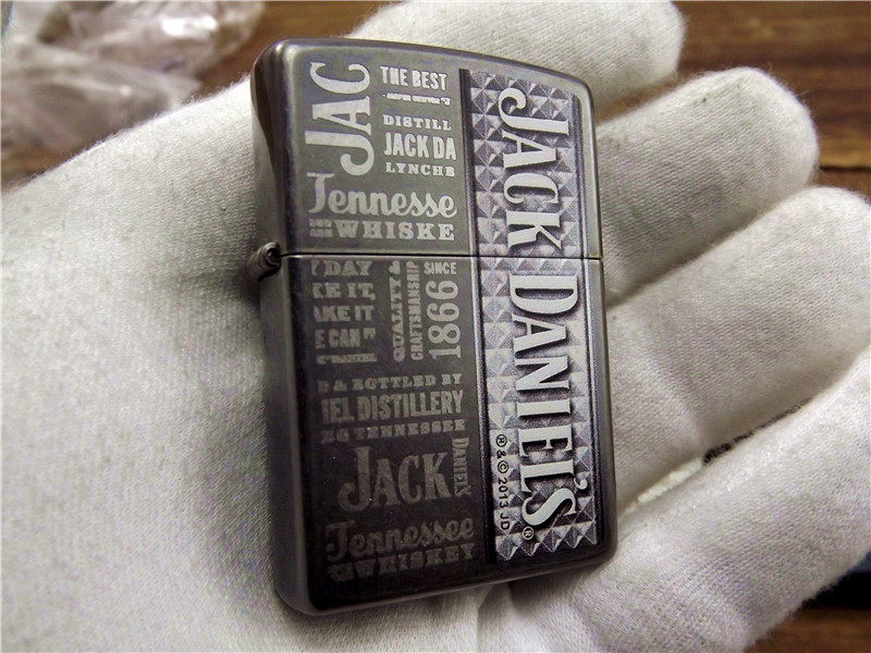 zippo打火机全新13年杰克丹尼威士忌原装正品专柜正版zippo