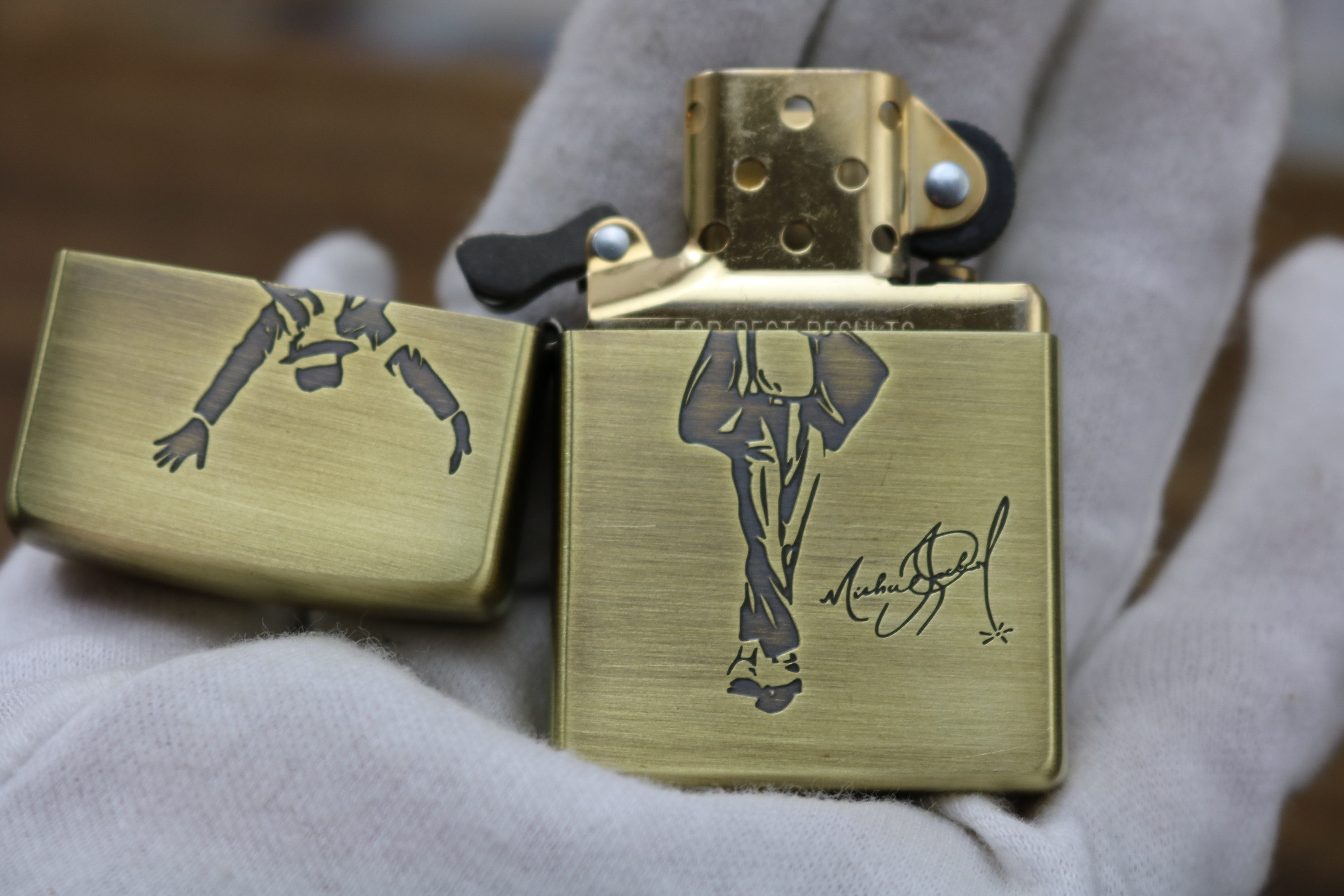 原装正品zippo打火机纯铜拉丝蚀刻熏铜做旧13年zippo