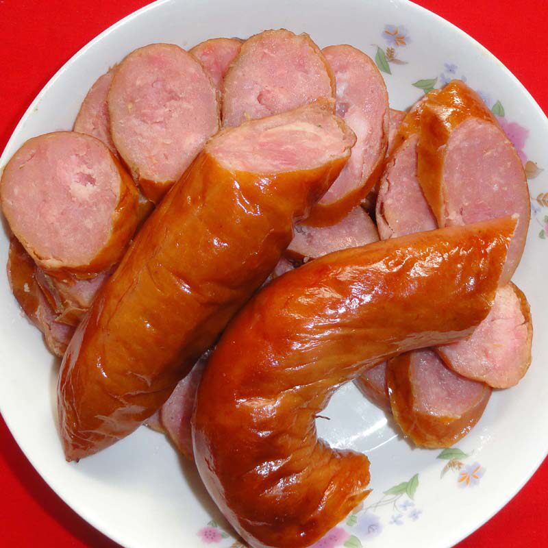 河北淀粉四斤香肠熏肠粉肠沧州皮肉脆皮手掰香肠