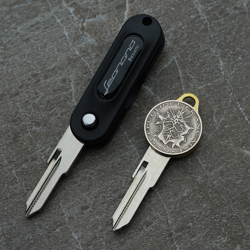 钥匙贝纳利幼502c摩托车复古改装钥匙扣