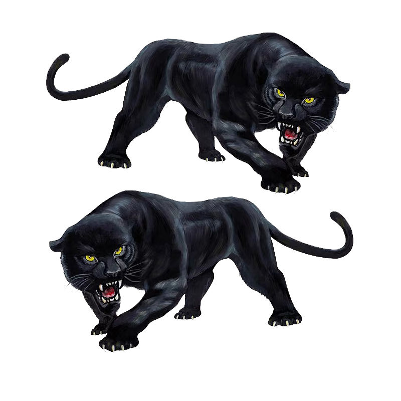 贴纸汽车豹子遮挡划痕车贴个性创意大号车门汽车装饰贴