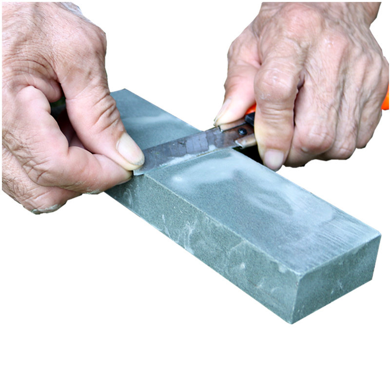 大号 双面家用磨刀石油石刀砖非天然砥石荡石重庆大足龙水特产