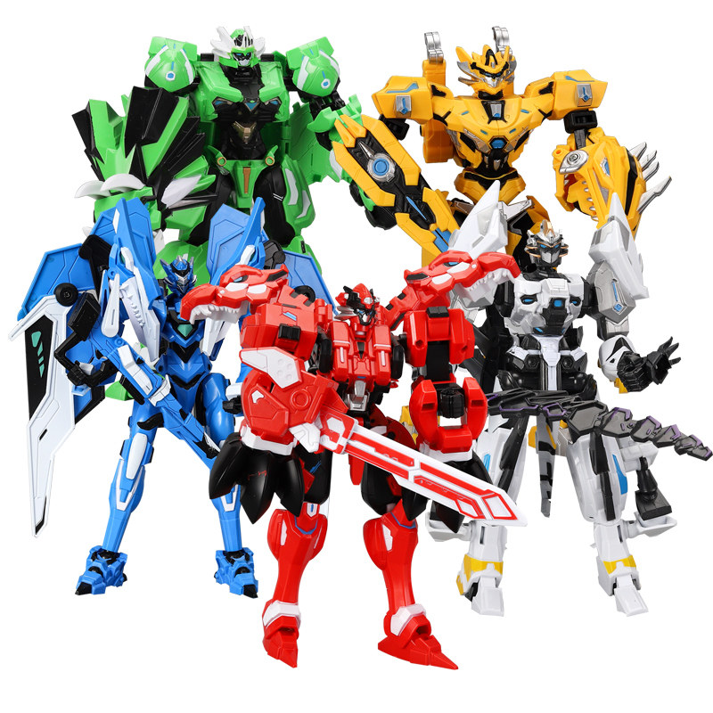 钢铁飞龙3变形玩具金刚5奥特曼百变恐龙暴龙机械兽合体机器人男孩