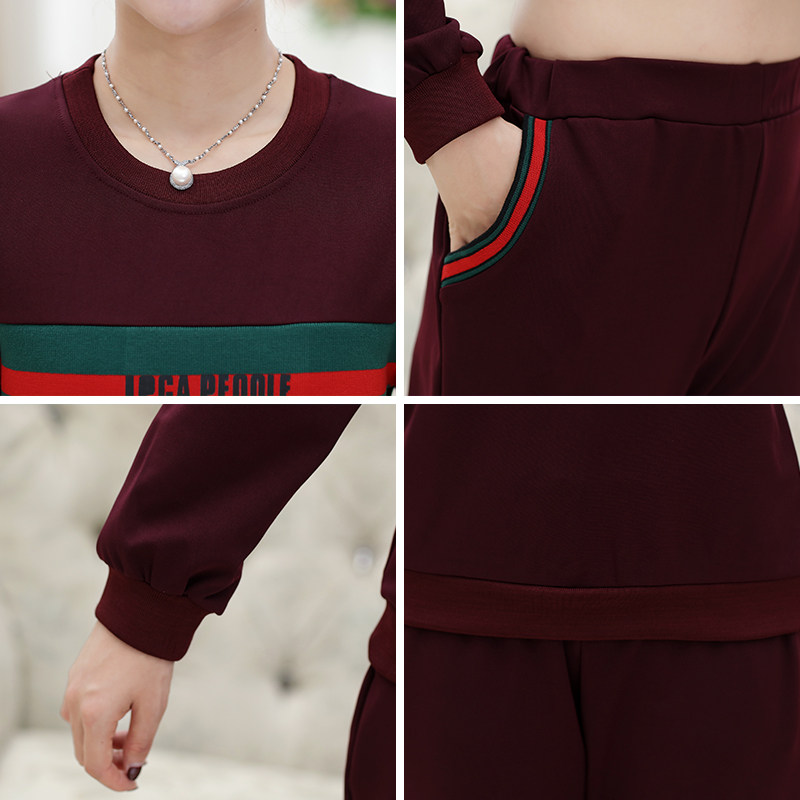 实用生日礼物给老妈送外婆的衣服40适合50女装60多岁运动两件套装