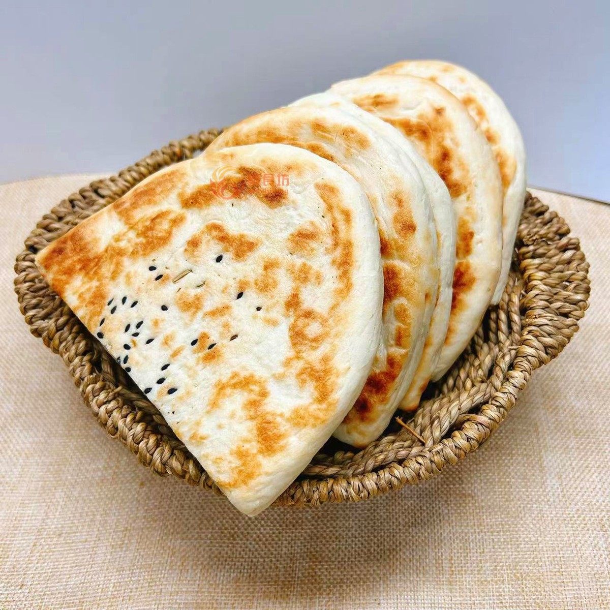 烧饼大荔月牙羊肉泡馍陕西渭南同州特产手工传统糕点