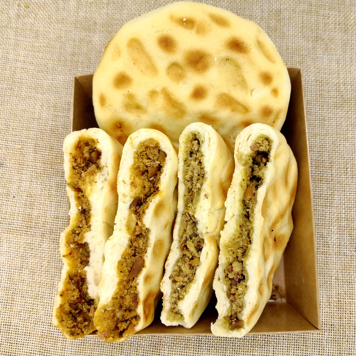 手工夹心坨坨馍石子馍五香麻辣陕西特产大荔旦旦饼石头饼