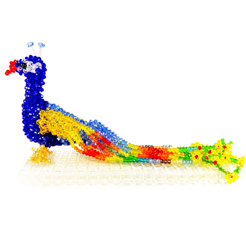 diy晶凤凰水晶摆件家居饰品成品饰品包成品材料串珠其他diy饰品配件