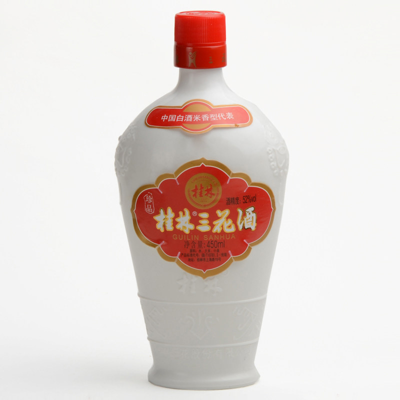 桂林广西特产三花花酒52度x6整箱国产白酒白酒