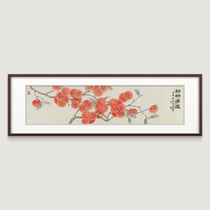 Luang Cabinet Workshop Living Room Persimmon Hanging Painting Matter the Ruyi State Painter Painted Banner with frame work stroke